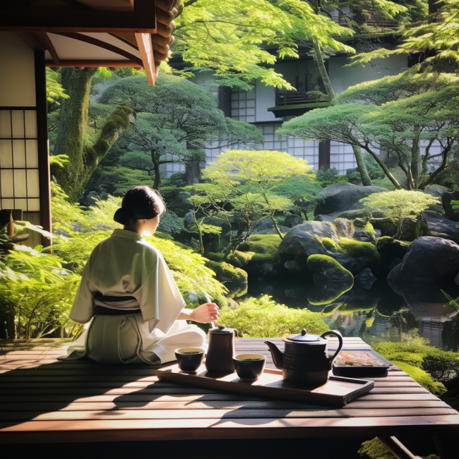 Sencha garden tea